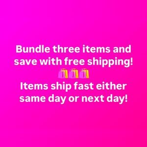 Bundle and save! FREE SHIPPING